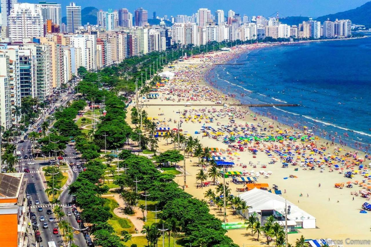 Quadra Praia 70 M Do Mar Santos  Exterior photo